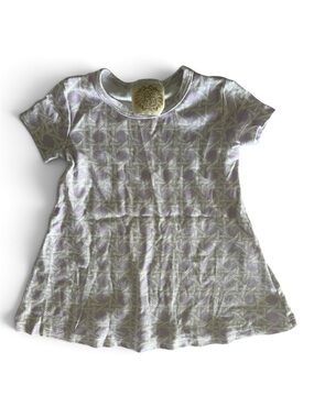 The Beaufort Bonnet Company Lavender Geometric Pima Cotton Dress 12-18M